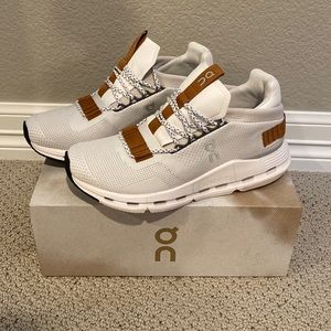 Brand New, never worn. On Cloudnova White Pearl size 7.5